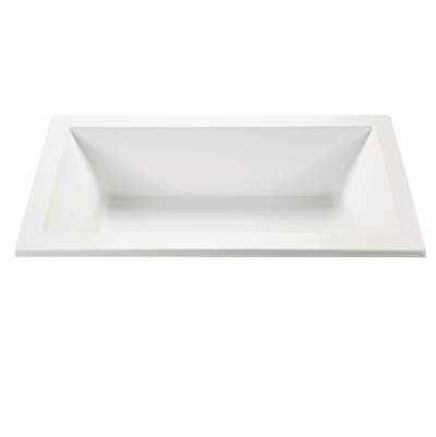 MTI Baths Andrea 16 DoloMatte® Drop-In Whirlpool Bathtub - 71.5" x 41.625" in Matte White