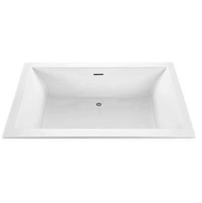 MTI Baths Andrea 18 Undermount Air Whirlpool Combo - 72"x48.25" - DoloMatte® in Matte White