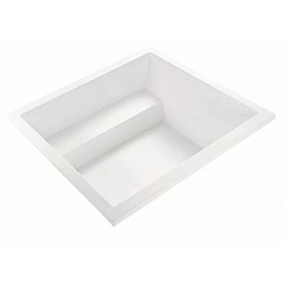 MTI Baths Kalia 3 Undermount Air Bath Ultra Whirlpool - 59.75" x 59.75" - DoloMatte® in Matte White