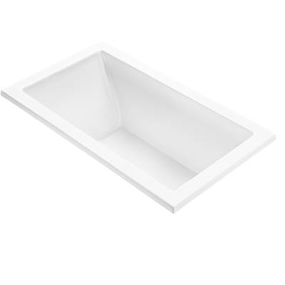 MTI Baths Andrea 19 Undermount Soaker - Acrylic CXL® - 54" x 32" in Biscuit
