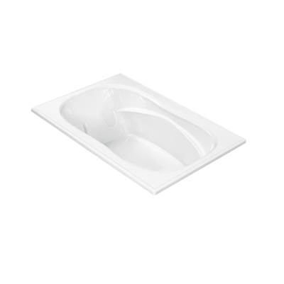 MTI Baths Hartwell Drop-In Soaking Tub - 71.5" x 47.5" - Acrylic CXL® in White