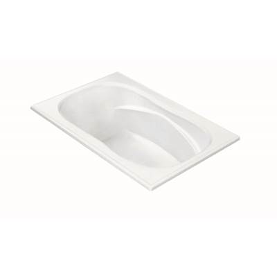 MTI Baths Hartwell Drop-In Soaking Tub - 71.5" x 47.5" - DoloMatte® in Matte White