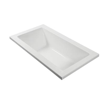 MTI Baths Andrea 26 Undermount Soaker - Acrylic CXL® - 54" x 30" in Biscuit