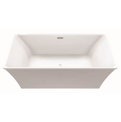 MTI Baths Westbrook Freestanding Air Bathtub - 66" x 36" - DoloMatte® in Matte White