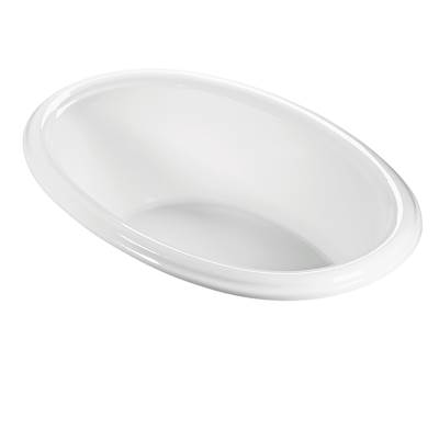 MTI Baths Victoria 1 Drop-In Soaking Tub - 71.25" x 40.75" - Acrylic CXL® in White