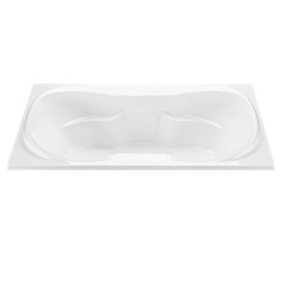 MTI Baths Tranquility 1 Drop-In Bathtub - 72 x 42 - Ultra Whirlpool in Biscuit