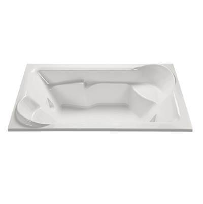 MTI Baths Siesta Drop-In Bathtub - 79.5 x 48 - Whirlpool in Biscuit