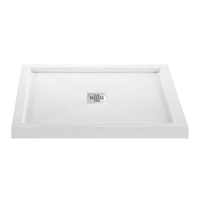 MTI Baths 3632 Acrylic CXL® Shower Base - Center Drain - Multi Threshold in Biscuit
