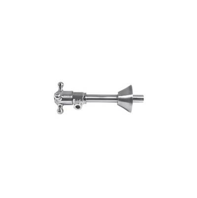Mountain Plumbing Brass Cross Handle Angle Stop - Sweat in Champagne Bronze
