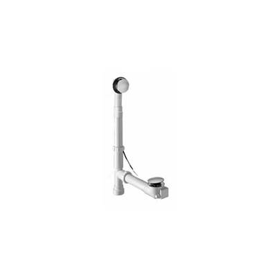 Mountain Plumbing Schedule 20 1-1/2" Tubular ABS Bath Waste & Overflow - Cable Operated, 22"-28" Depth in Unlacquered Brass