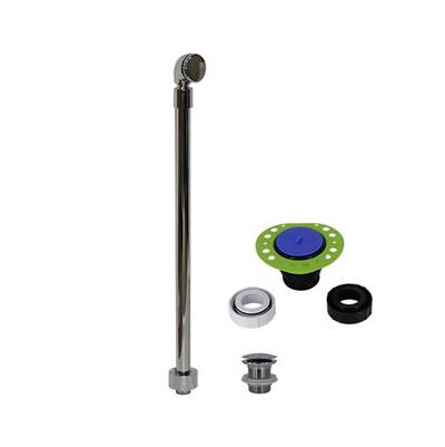 Mountain Plumbing Exposed Overflow Drain - Detached EZ-Click with Swivel Neck in Polished Chrome