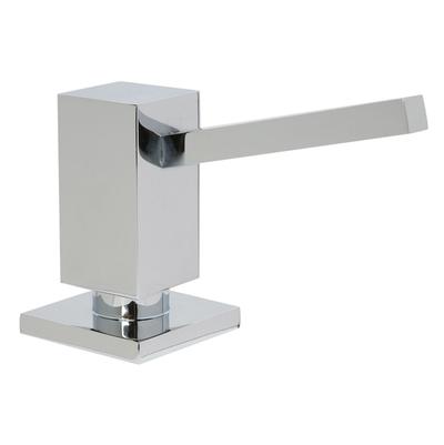 Mountain Plumbing Contemporary Square Soap and Lotion Dispenser - 1/4 Gallon in Polished Chrome