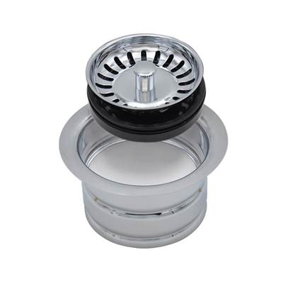 Mountain Plumbing Classic 1/4 Stopper & Strainer Waste Disposer Trim - 1/4 Extended Flange in Cerakote Matte Black