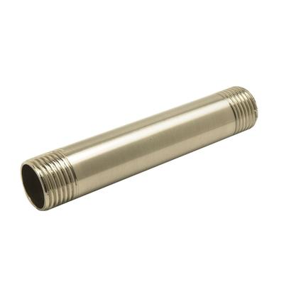 Mountain Plumbing 4'' Pipe Nipple - Lead Free - All Brass - 1/2'' IPS in Black Nickel