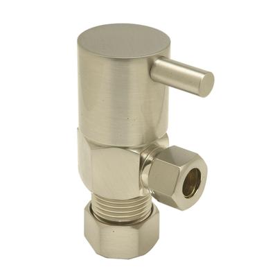 Mountain Plumbing Contemporary Lever Angle Stop - 1/2" Compression - 1/4 Turn Ceramic Disc in Antique Brass