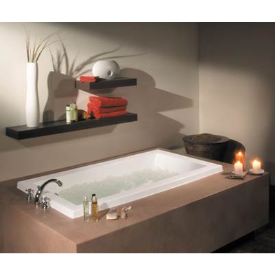 Maax Aiiki 6636 Drop-In End - Aerofeel Air Bathtub in White