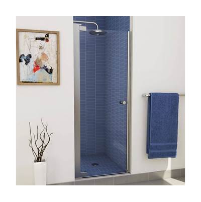 Maax Madono Pivot Shower Door - 28.5-30.5" x 67" - 6mm Clear Glass in Chrome