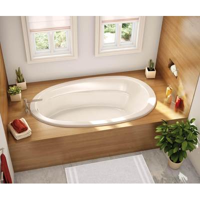 Maax Talma Drop-In Air Bathtub - 7242 - End Drain - Aeroeffect in White