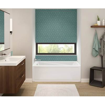 Maax Exhibit IFS 6036 Alcove Whirlpool & Air Bath - Right Drain in White