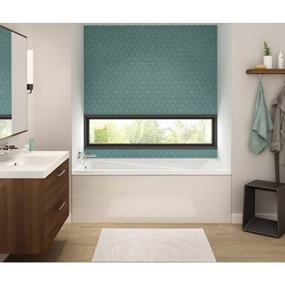 Maax Exhibit IF 7242 Alcove Whirlpool & Air Bath - Right Drain in White