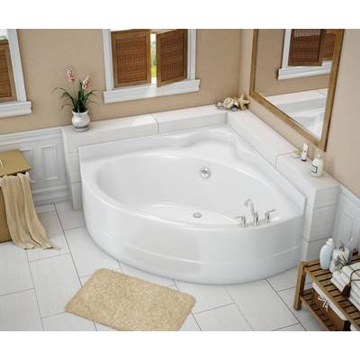 Maax Vo5050 Whirlpool Bathtub - 5 FT - Center Drain - AcrylX™ in White