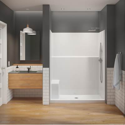 Maax SS3260 AcrylX™ Alcove Shower - One-Piece in White
