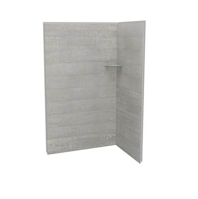 Maax Utile 4832 Corner Shower Wall - Two-Piece in Factory Rough - Vapor