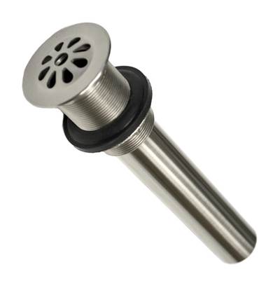 Native Trails Sink Drain Assembly - Teardrop - 1.5" in Brushed Nickel