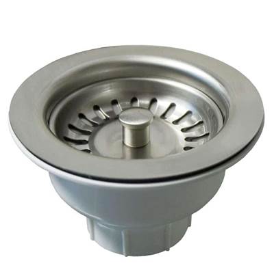 Native Trails Sink Drain Basket Strainer - 3.5" in Brushed Nickel