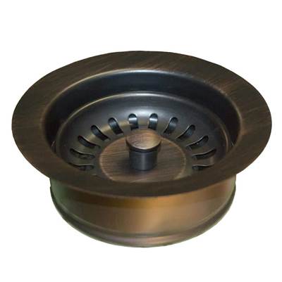 Native Trails Sink Drain Disposer Trim with Basket Strainer in Oil Rubbed Bronze