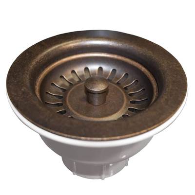 Native Trails Sink Drain Basket Strainer - 3.5" in Weathered Copper