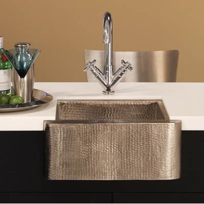 Native Trails Cabana Undermount Bar Sink in Brushed Nickel