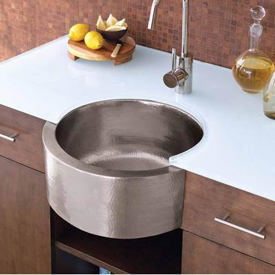 Native Trails Fiesta Undermount Bar Sink in Brushed Nickel