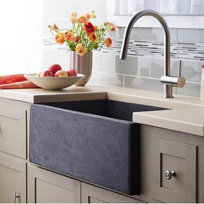 Native Trails NativeStone Kitchen Sinks - Farmhouse 3018 in Slate