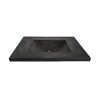 Native Trails Palomar 30" NativeStone Vanity Top - Single Faucet Cutout in Slate