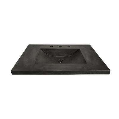 Native Trails Palomar 30" NativeStone Vanity Top - 8" Widespread Cutout in Slate