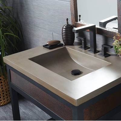 Native Trails Palomar 30" NativeStone Vanity Top - 8" Widespread Cutout in Earth
