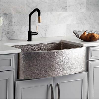 Native Trails Copper Kitchen Sinks - Rhapsody in Brushed Nickel