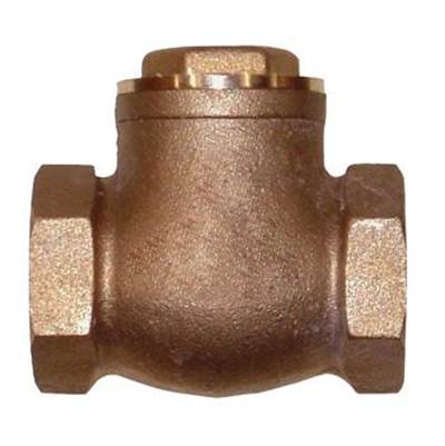 Nibco Swing Check Valve - 1 1/2" IPS - Brass
