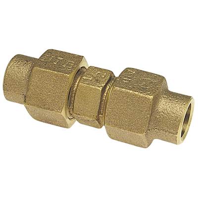 Nibco 101 1" Flare X Flare Heavy Flared Coupling in Cast Bronze