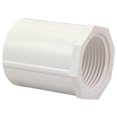 Nibco 435-005 Adapter - 1/2" Slip x Female in White