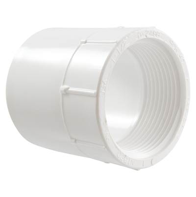 Nibco 1 1/2" SxF Female Adapter in White