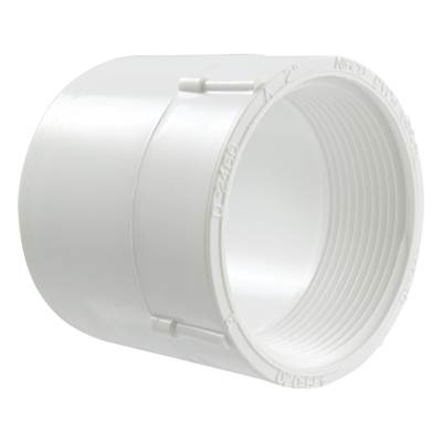 Nibco 2" SxF Female Adapter in White