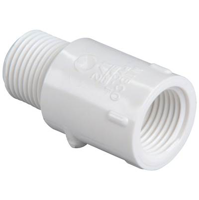 Nibco 1" FxM Riser Extender in White
