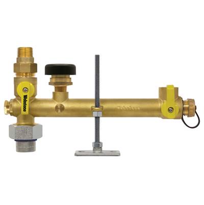 Nibco 1/2" Water Heater Supply Valve - MIP - Expansion Tank Shut-Off and Vacuum Relief