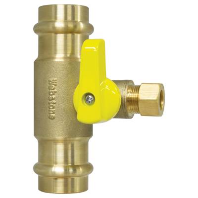 Nibco Compression Ball Valve - 1/4" OD x 3/4" - Threaded