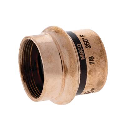 Nibco PC9617 2-1/8" OD Press Tube Cap in Copper