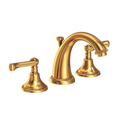 Newport Brass Amisa Widespread Bathroom Sink Faucet in Aged Brass