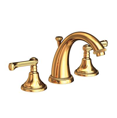Newport Brass Amisa Widespread Bathroom Sink Faucet in Polished Gold Pvd