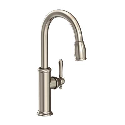 Newport Brass Chesterfield® Pull-Down Kitchen Faucet - Single Handle - 1.8 GPM in Antique Nickel